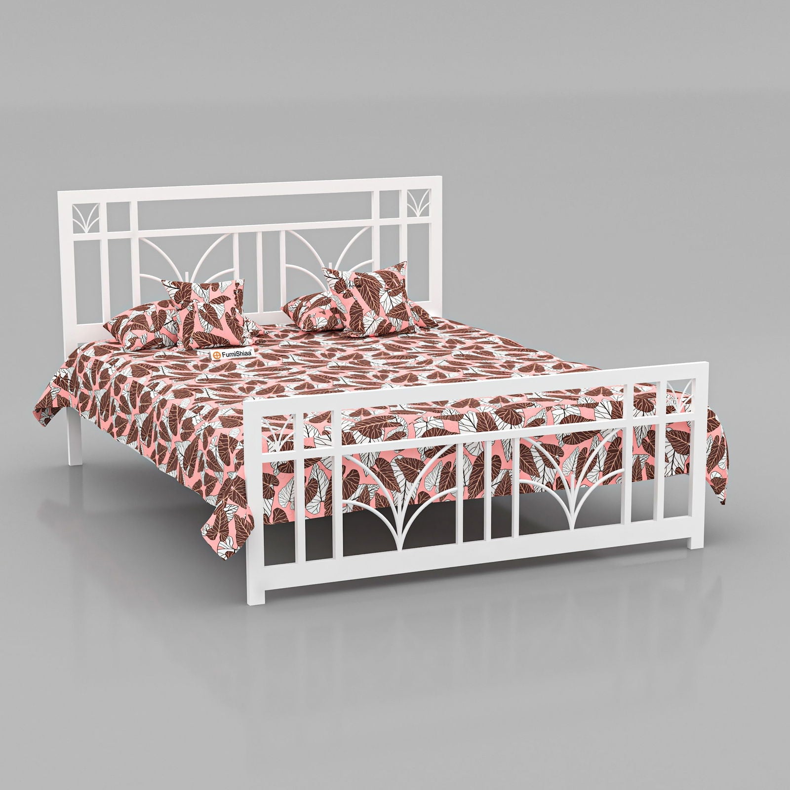 MetalCraft Stunning Design Iron Bed - Furnishiaa -  -
